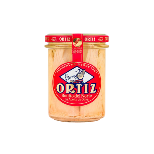 Bonito del Norte en Aceite de Oliva Ortiz Tarro 220g image 0