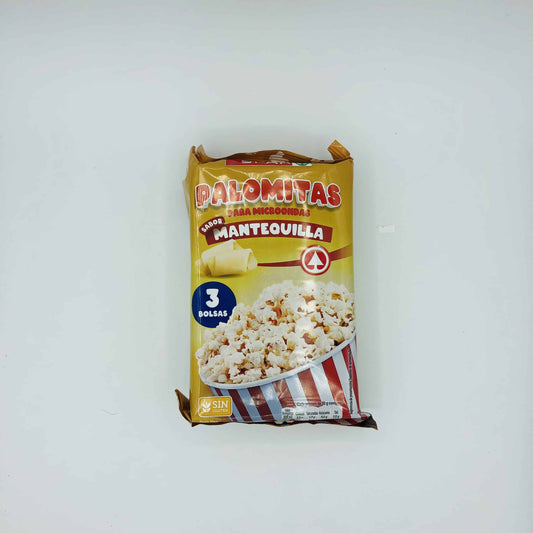 Palomitas para Microondas Sabor Mantequilla SPAR 3u image 0