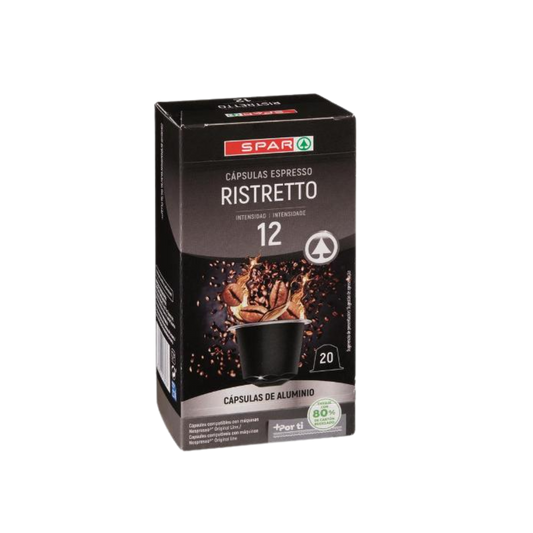 Cápsulas de Café Espresso SPAR Ristretto 20u image 0