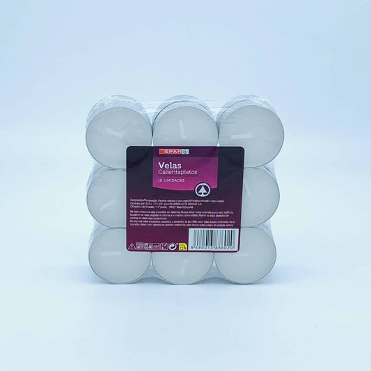 Velas Calientaplatos SPAR 18u image 0