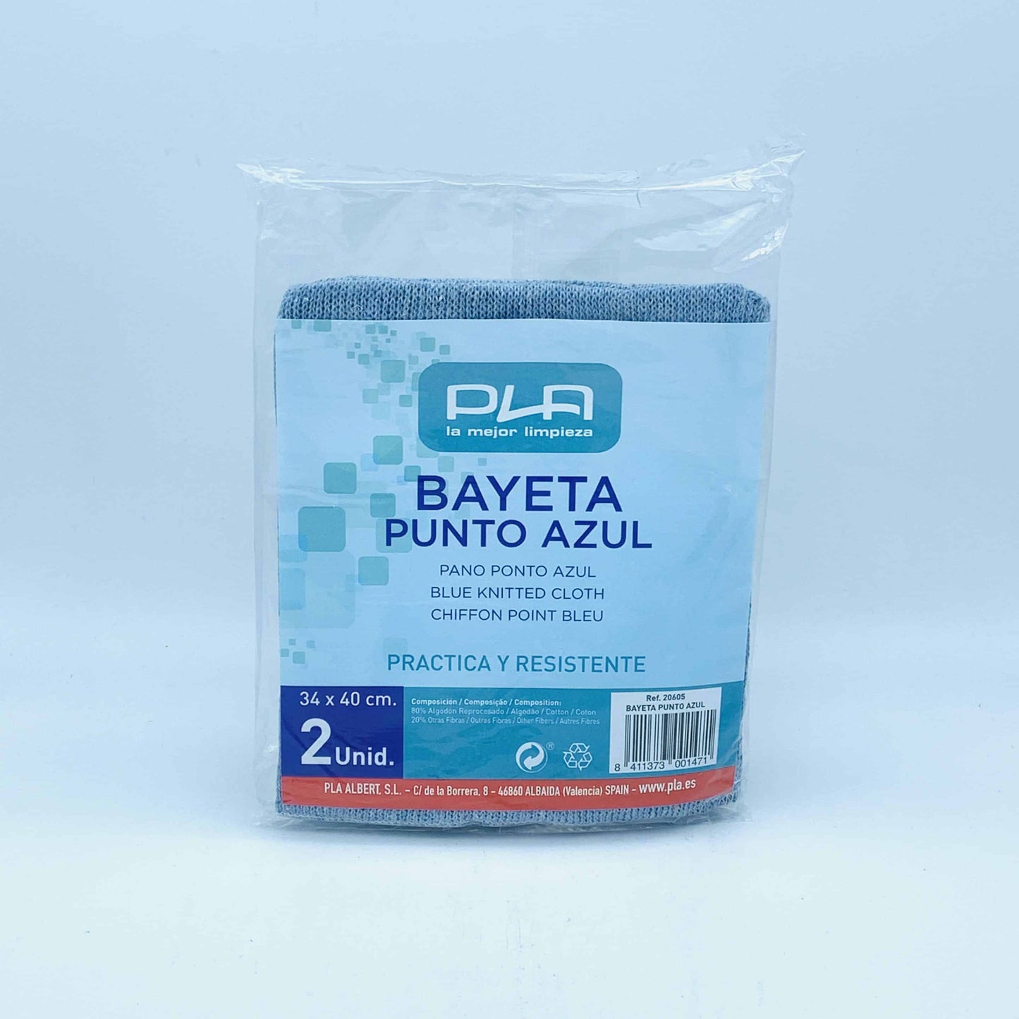 Pla Bayeta Punto Azul 2u image 0