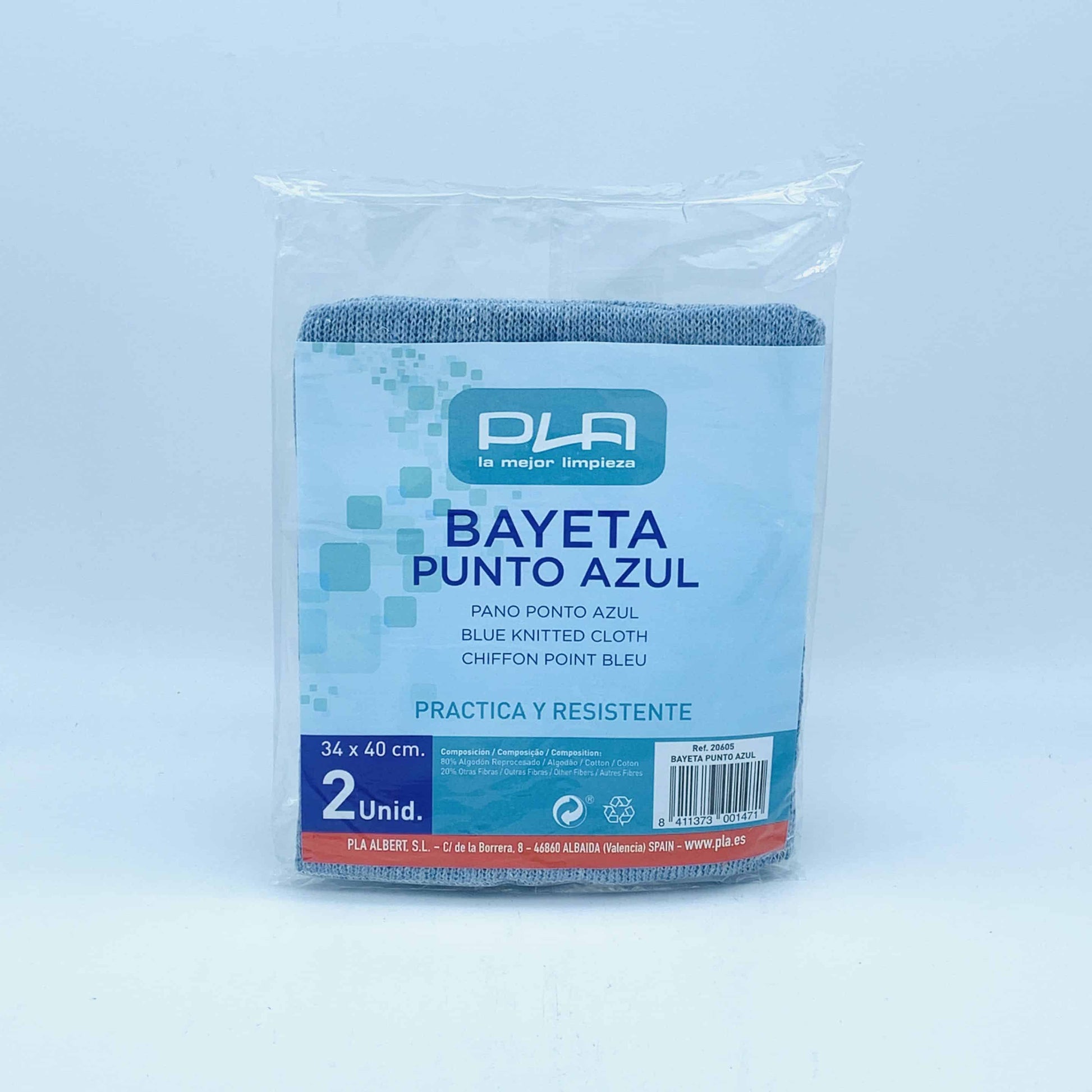 Pla Bayeta Punto Azul 2u image 0