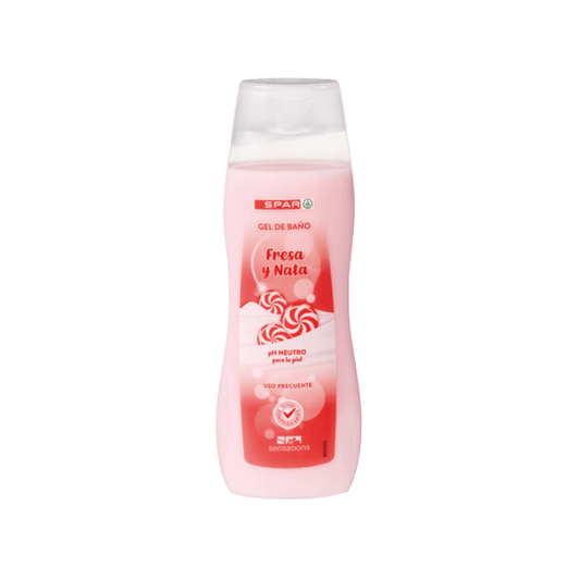 Gel de Baño Fresa y Nata Sensations 750ml image 0