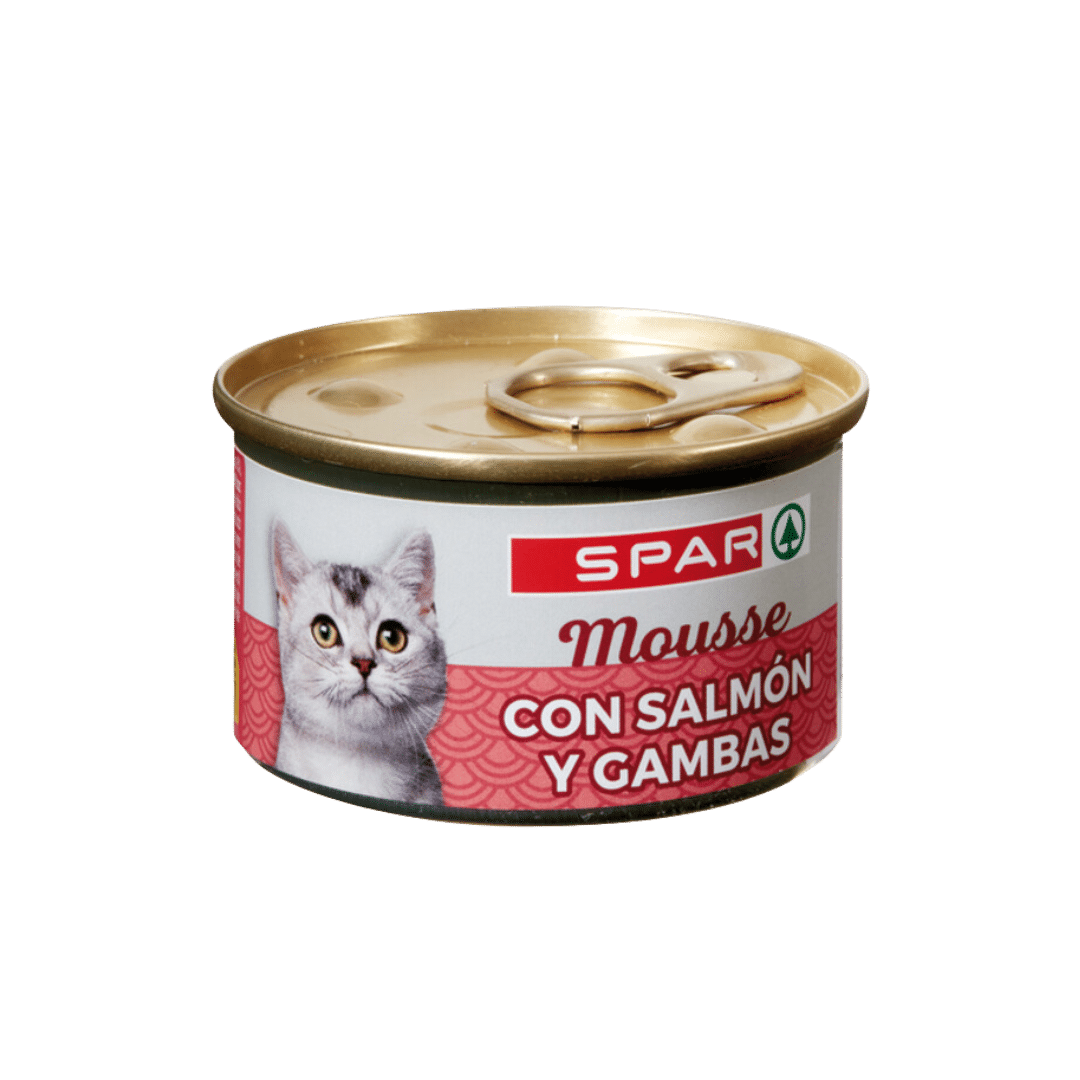 Gatos Mousse SPAR con Salmón y Gambas image 0