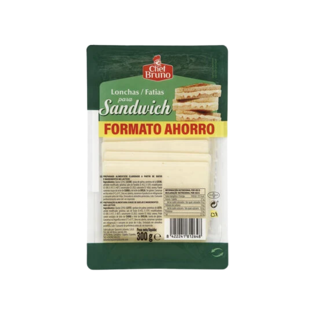 Queso en Lonchas Sandwich 300g image 0