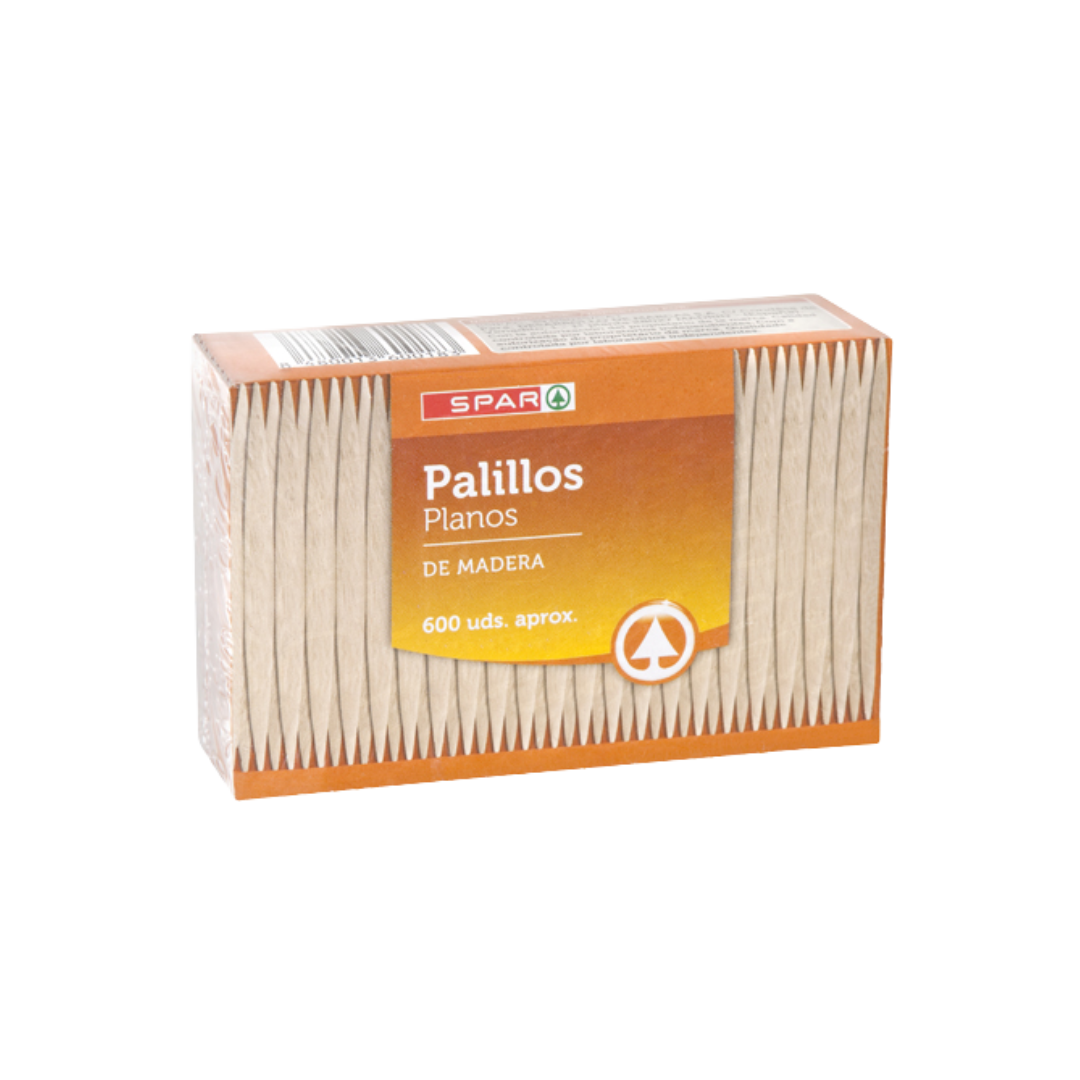 Palillos Planos SPAR 600u image 0
