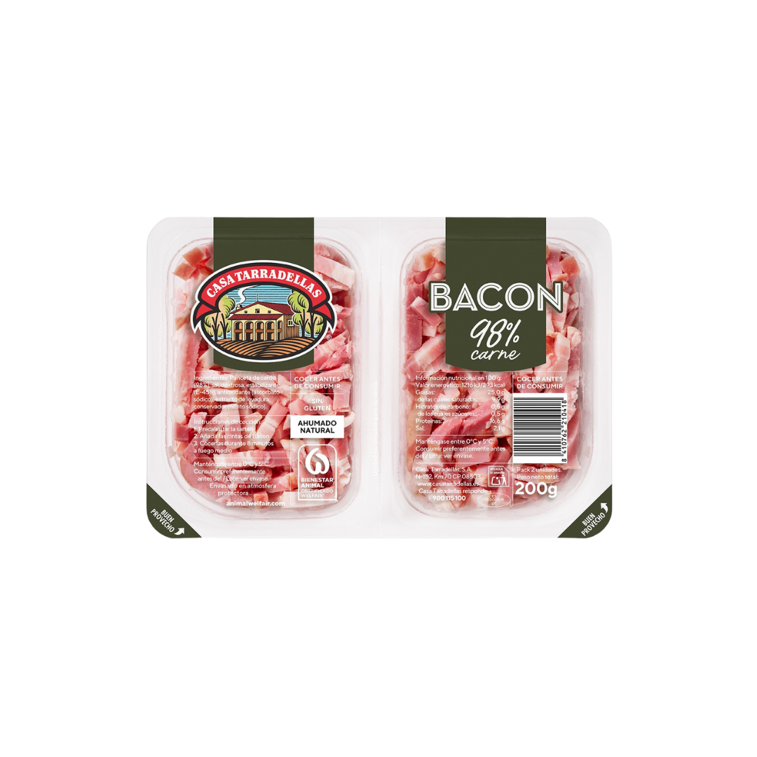 Cintas de Bacon Casa Tarradellas 2x100g image 0