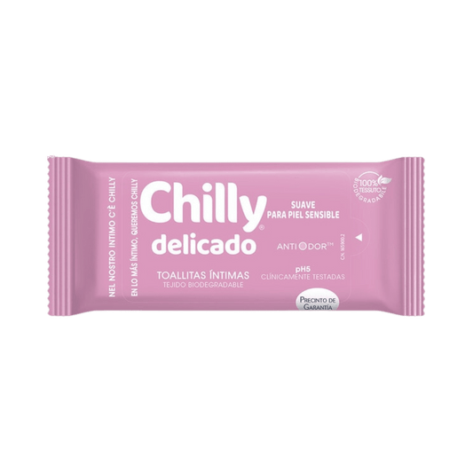 Toallitas Íntimas Chilly Delicadas 12u image 0
