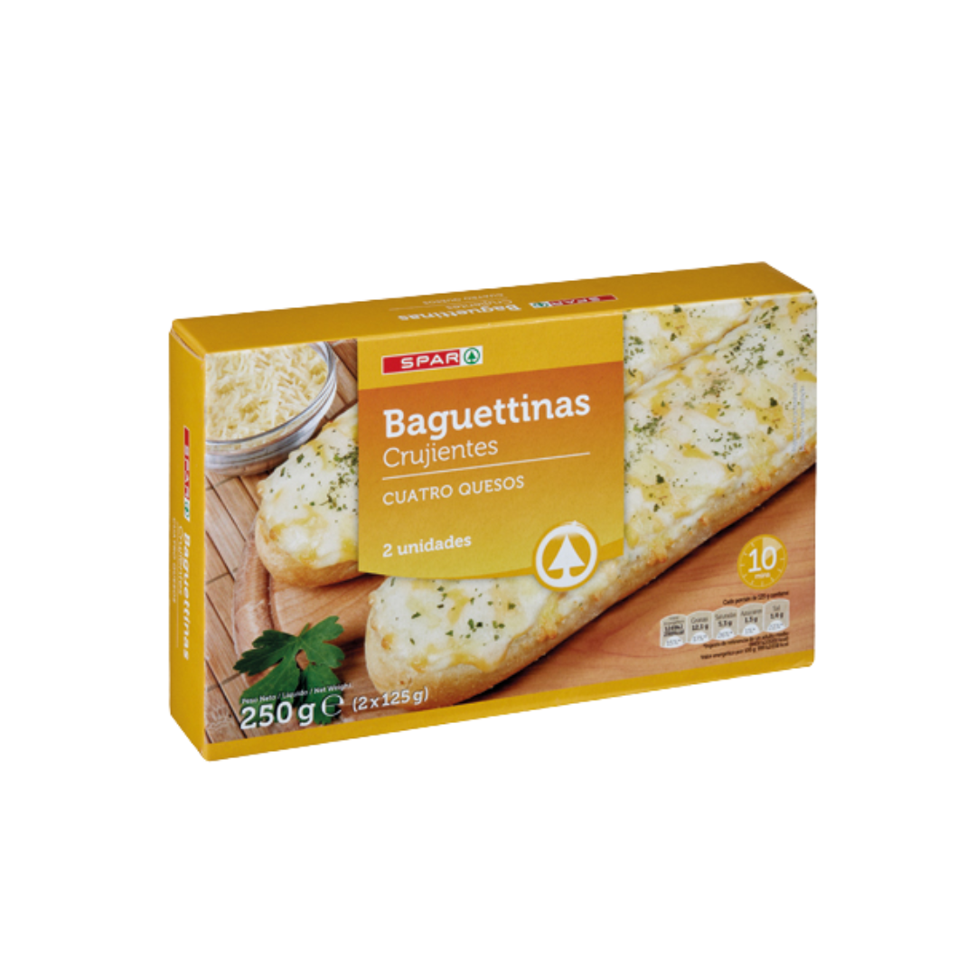 Baguettinas 4 Quesos SPAR image 0