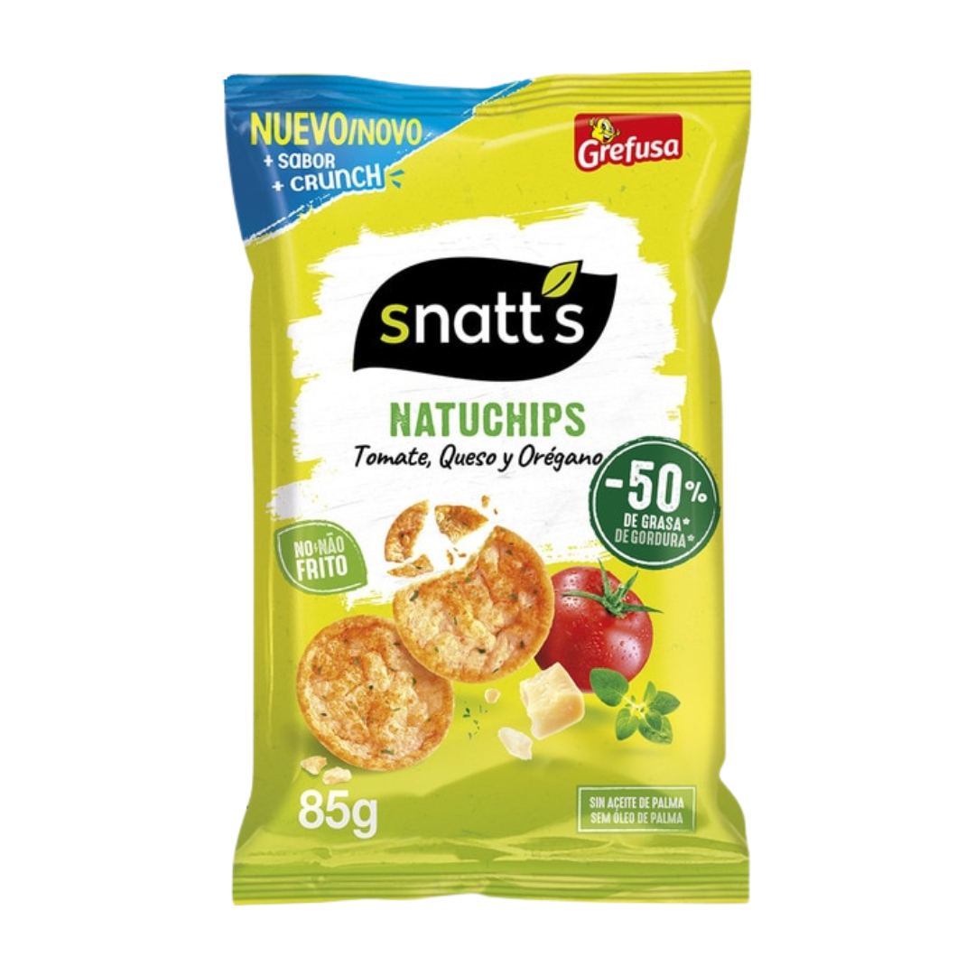 Snatt's Natuchips Tomate, Queso y Orégano image 0