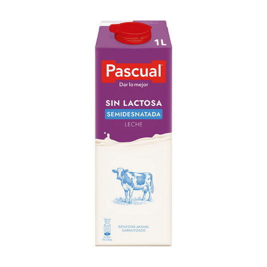 Pascual Leche sin Lactosa Semidesnatada image 0