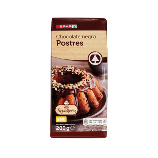 Chocolate Negro Postres SPAR 200g image 0