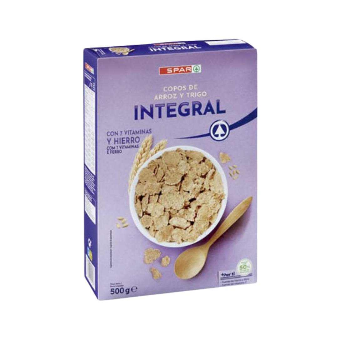 Copos de Avena y Trigo Integral SPAR 500g image 0