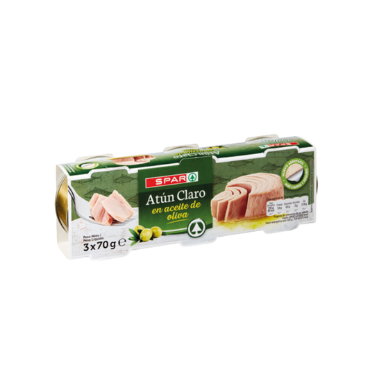 Atún Claro en Aceite de Oliva SPAR Pack 3 image 0