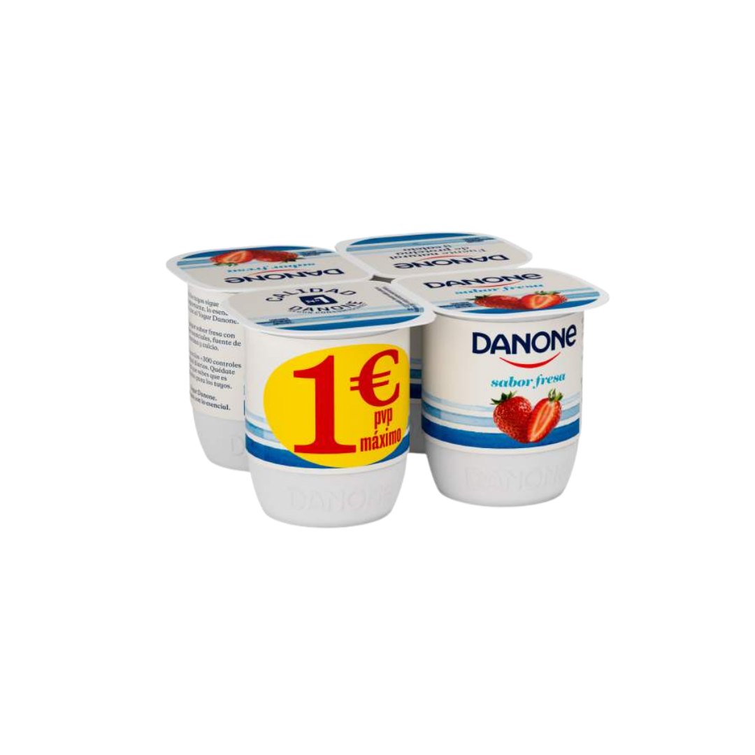 Yogur Sabor Fresa Danone image 0