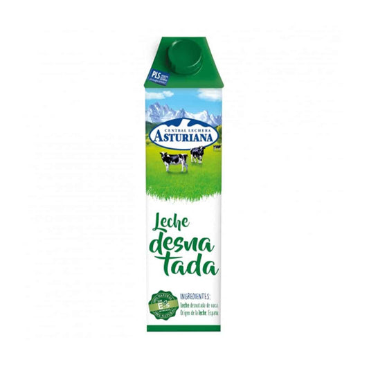 Asturiana Leche Desnatada 1L image 0