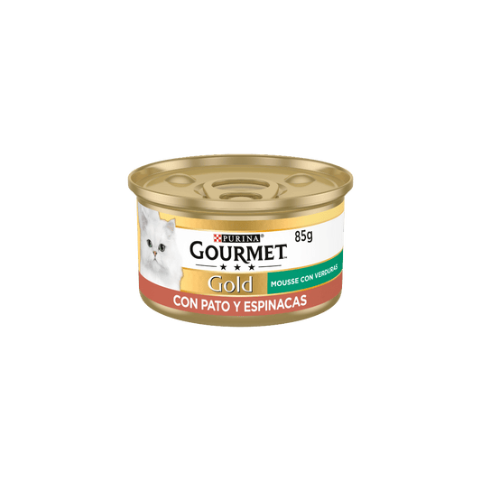 Purina Gourmet Gold Mousse Pato y Espinacas 85g image 0