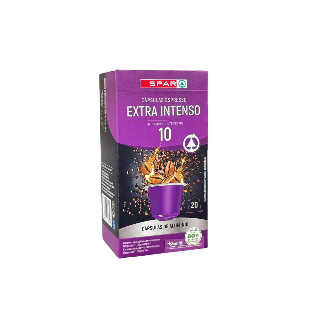 Cápsulas de Café Espresso SPAR Extra Intenso 20u image 0