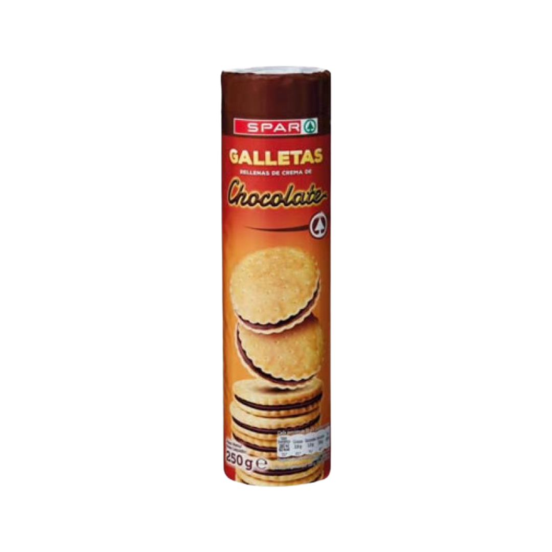 Galletas Rellenas de Chocolate SPAR 250g image 0