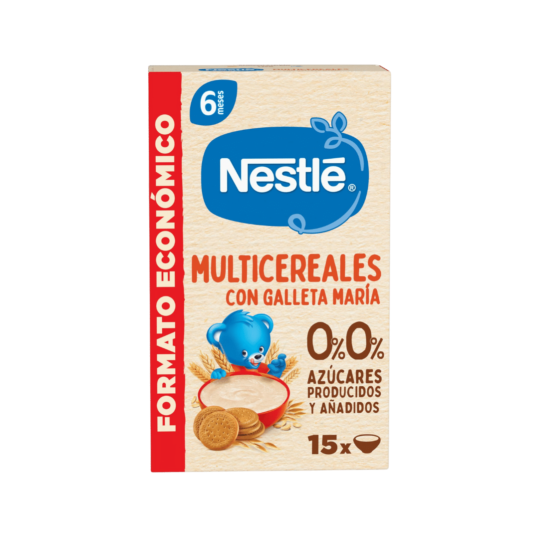 Nestlé Papilla Multicereales Con Galleta María 0% 255g image 0