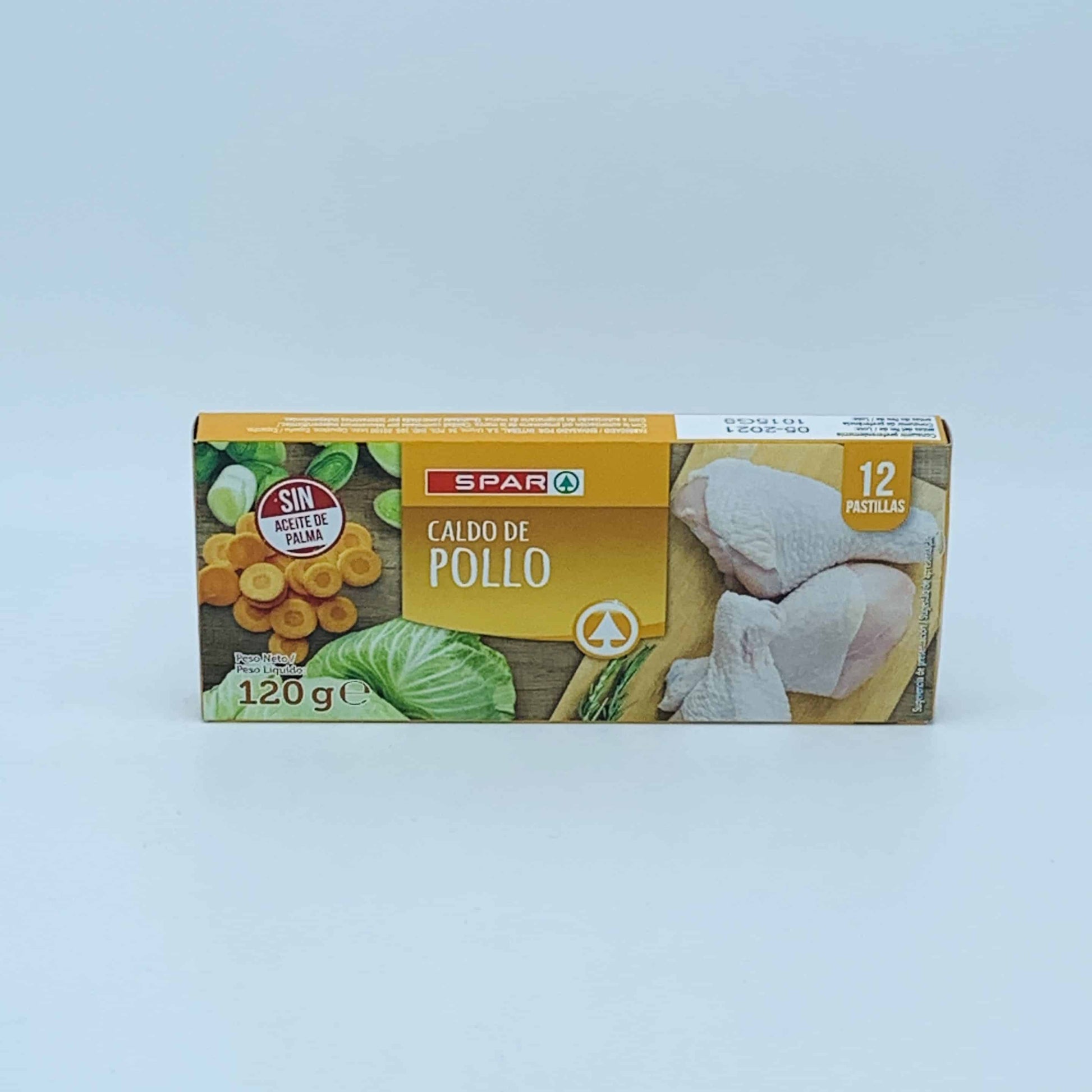 Pastillas de Caldo de Pollo SPAR 12 Pastillas image 0