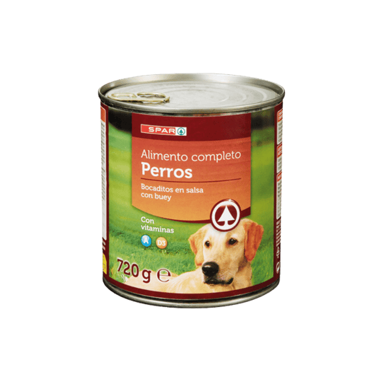 Alimento Completo Perros Bocaditos en Salsa Con Buey SPAR 720g image 0