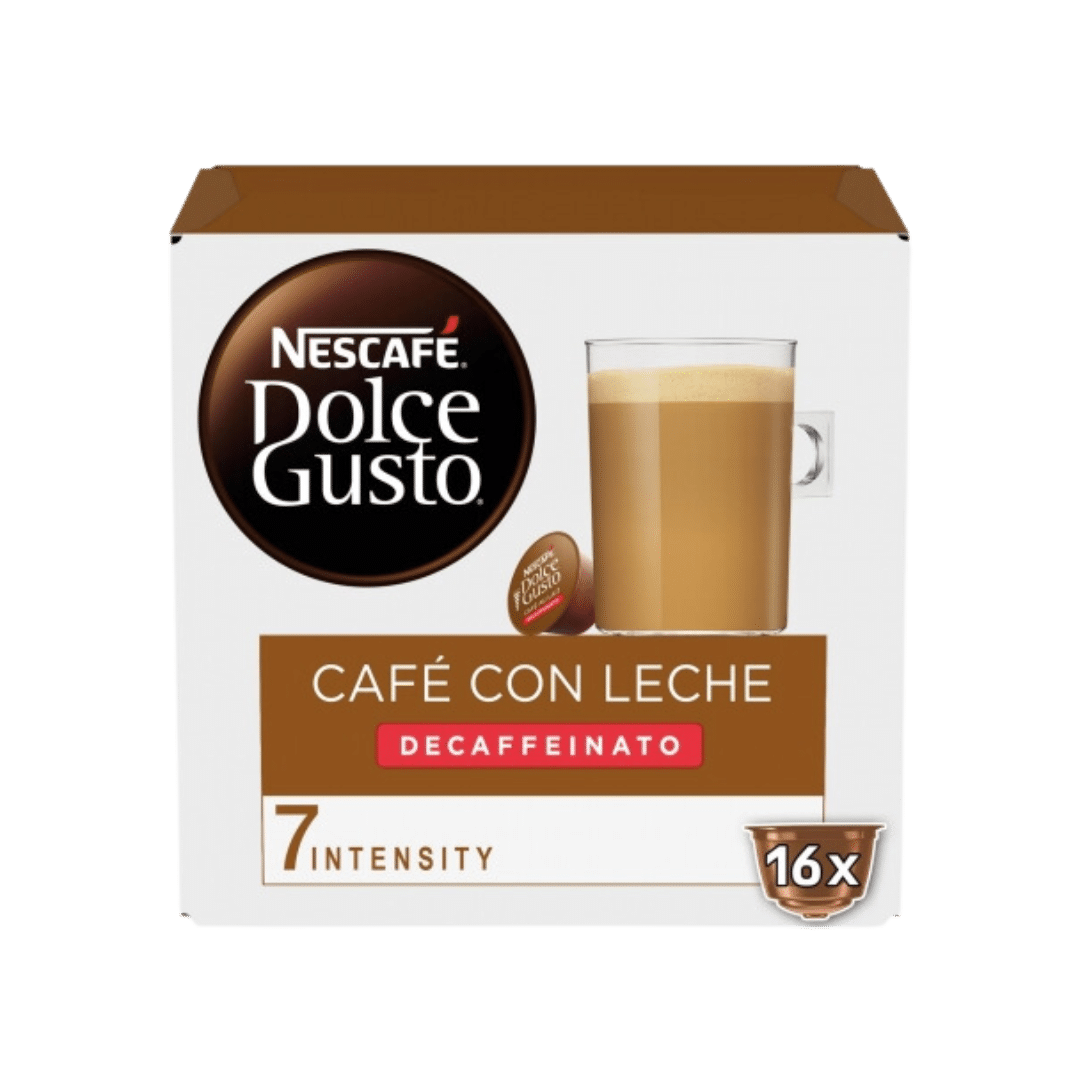 Cápsulas Dolce Gusto Café con Leche Descafeinado image 0