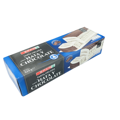 Tarta Helada Sabor Nata-Chocolate SPAR image 0