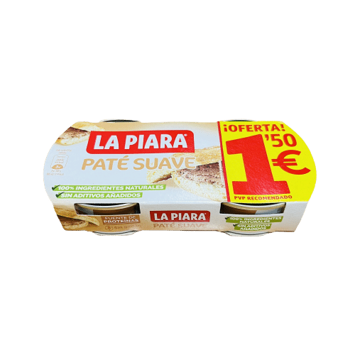 Paté de Hígado de Cerdo La Piara Paté Suave Pack 2 image 0