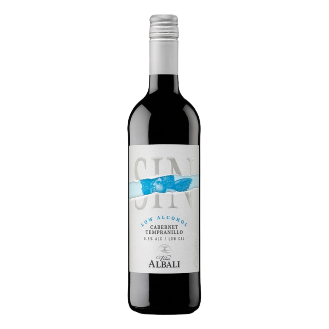 Vino Tinto Viña Albali Bajo en Alcohol image 0