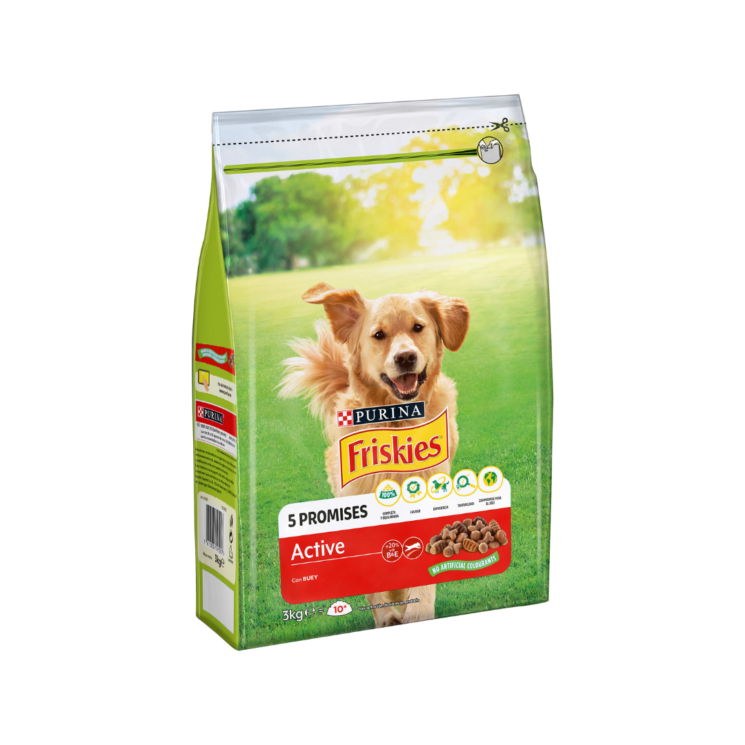 Friskies Active con Buey 3kg image 0