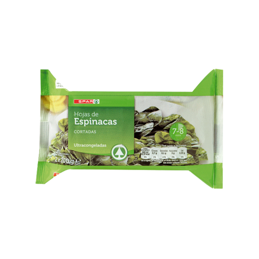 Espinacas Cortadas SPAR 2x200g image 0