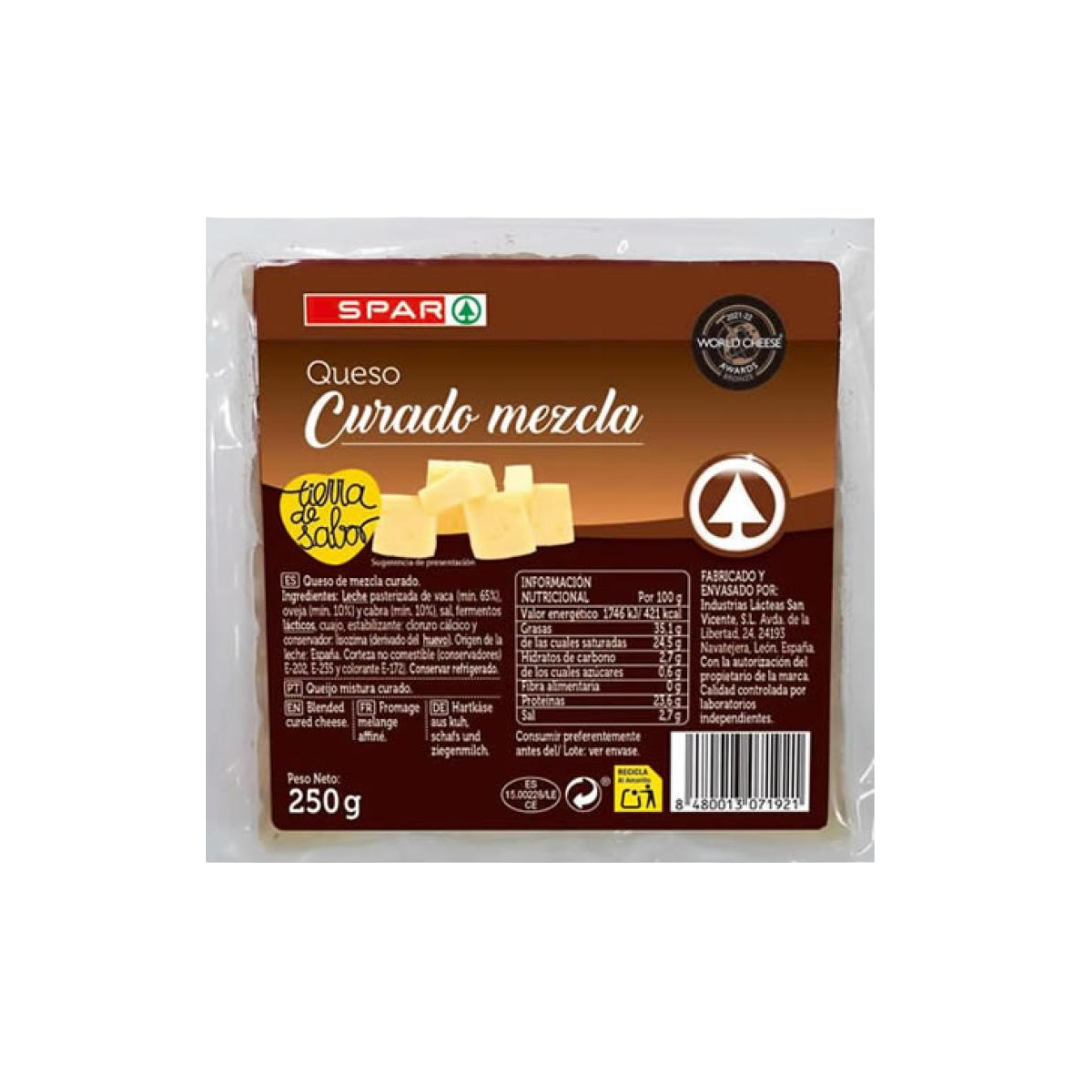Queso Curado Mezcla SPAR 250g image 0
