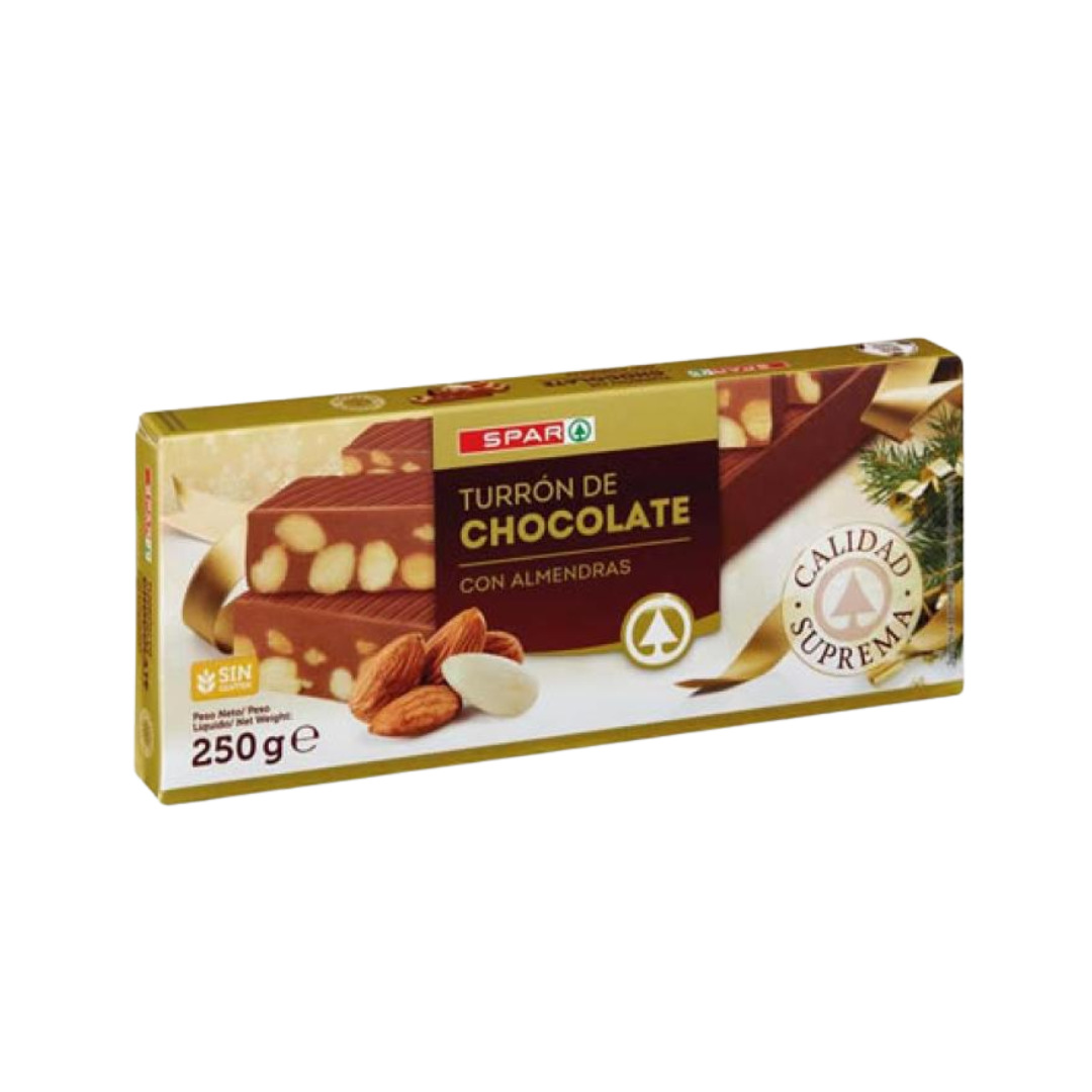 Turrón de Chocolate con Almendras SPAR image 0