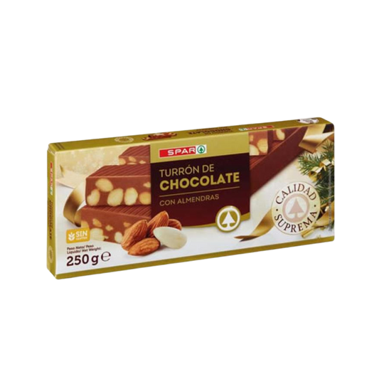 Turrón de Chocolate con Almendras SPAR image 0