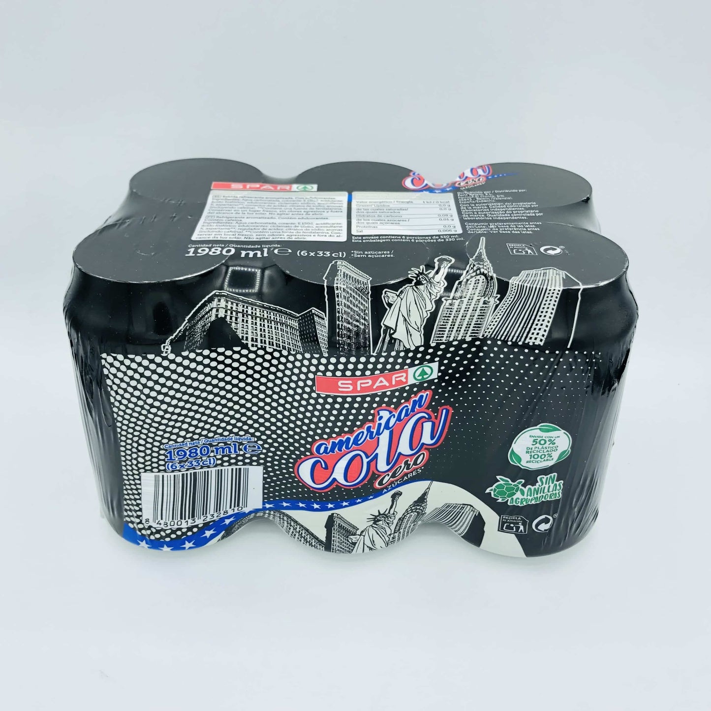 American Cola Cero SPAR 6x33cl image 0