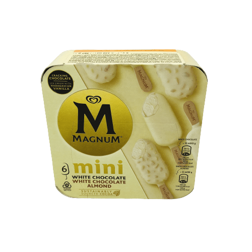 Magnum Mini White Chocolate Almond 6u image 0