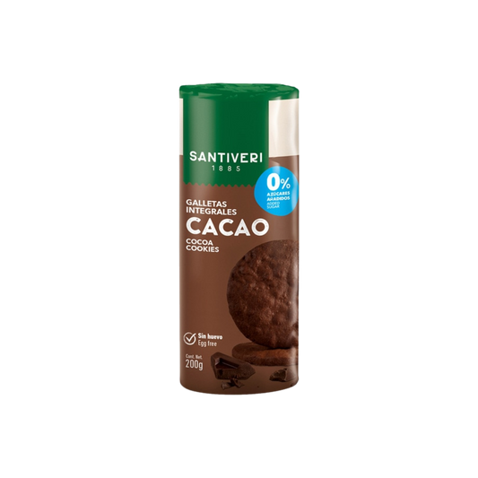 Santiveri Galletas Integrales Cacao Sin Azúcar image 0