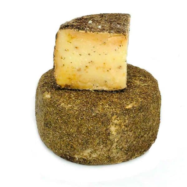 Queso de Cabra Semicurado al Romero Cuña 250g aprox image 0