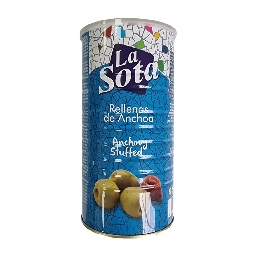 Aceitunas Rellenas de Anchoa La Sota 1,4Kg image 0