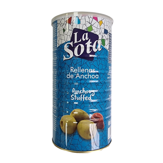 Aceitunas Rellenas de Anchoa La Sota 1,4Kg image 0