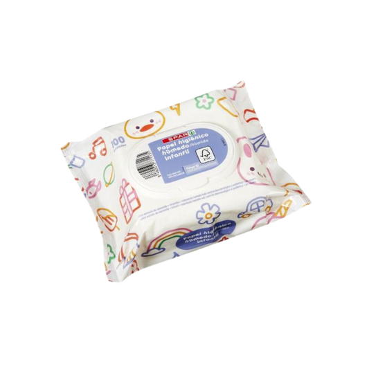 Papel Higiénico Húmedo Infantil SPAR image 0