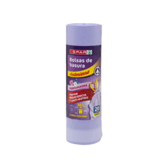 Bolsas de Basura Autocierre Perfumadas SPAR 30L 20u image 0