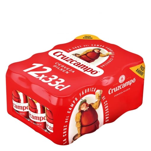 Cerveza Cruzcampo Pack de 12 Latas de 33cl image 0