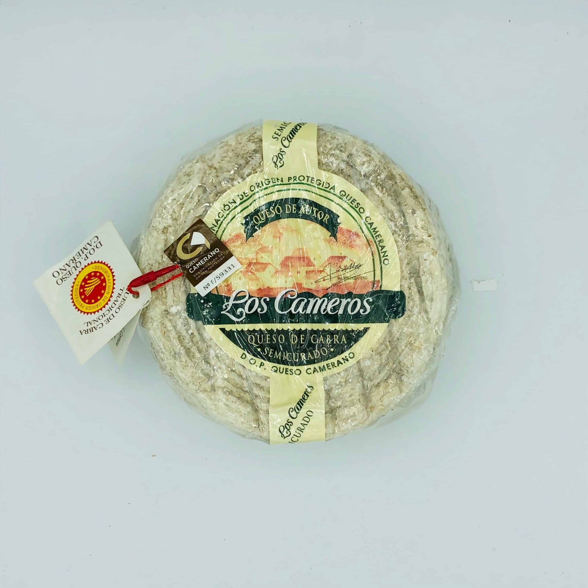 Queso de Cabra Semicurado Camerano Cuña 200g aprox image 0