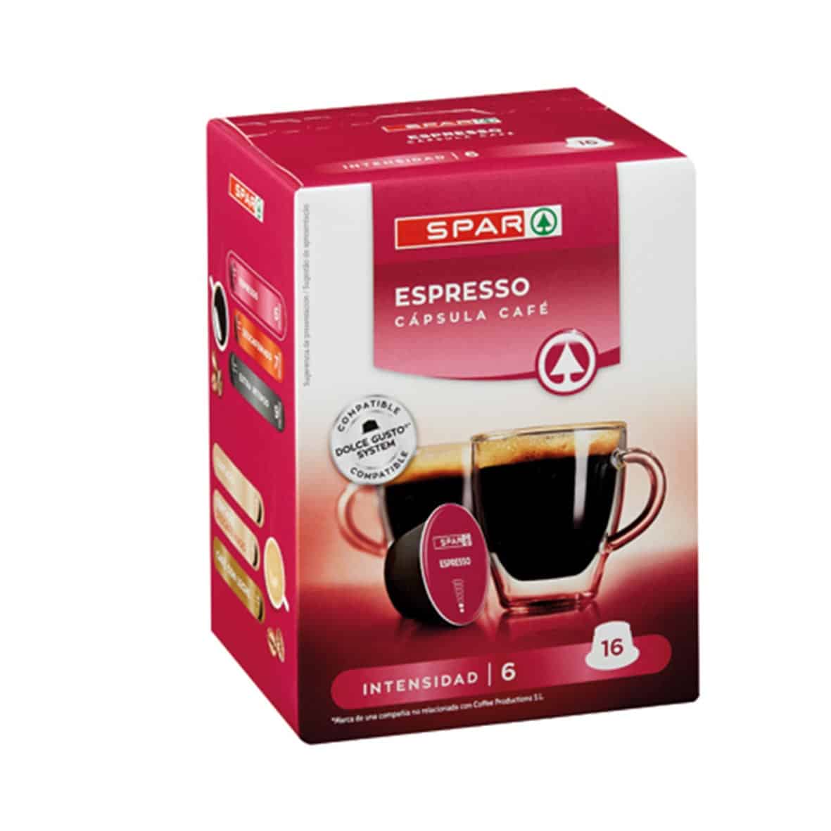 Cápsulas de Café Espresso SPAR compatible con Dolce Gusto image 0