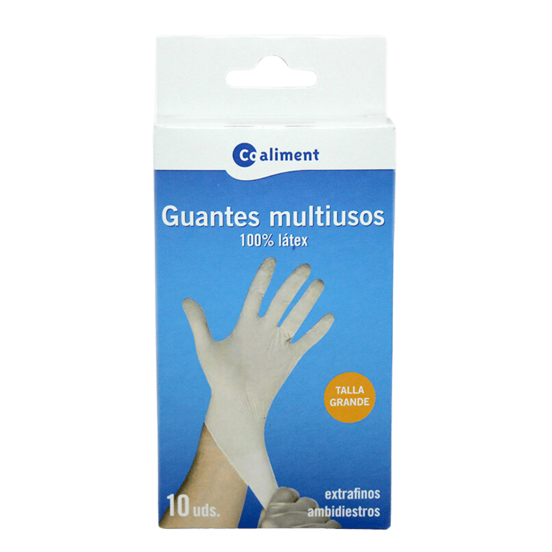 Guantes Látex Multiusos Coaliment 10u - M image 0