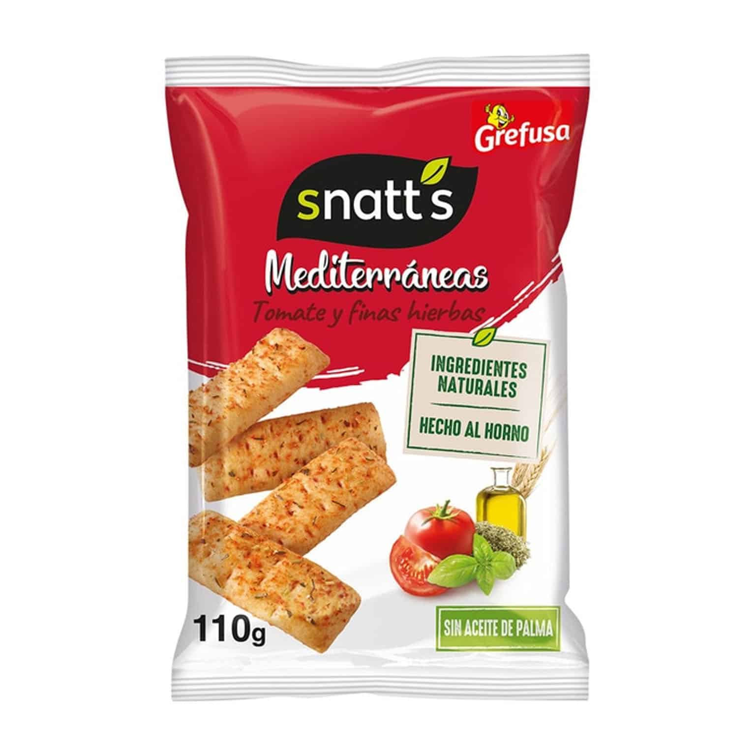 Snatt's Bocaditos Mediterráneos Tomate y Finas Hierbas image 0