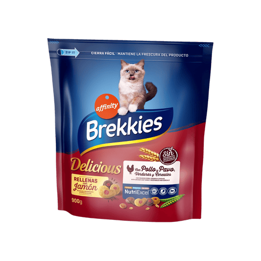 Brekkies Delicious para Gatos 900g image 0