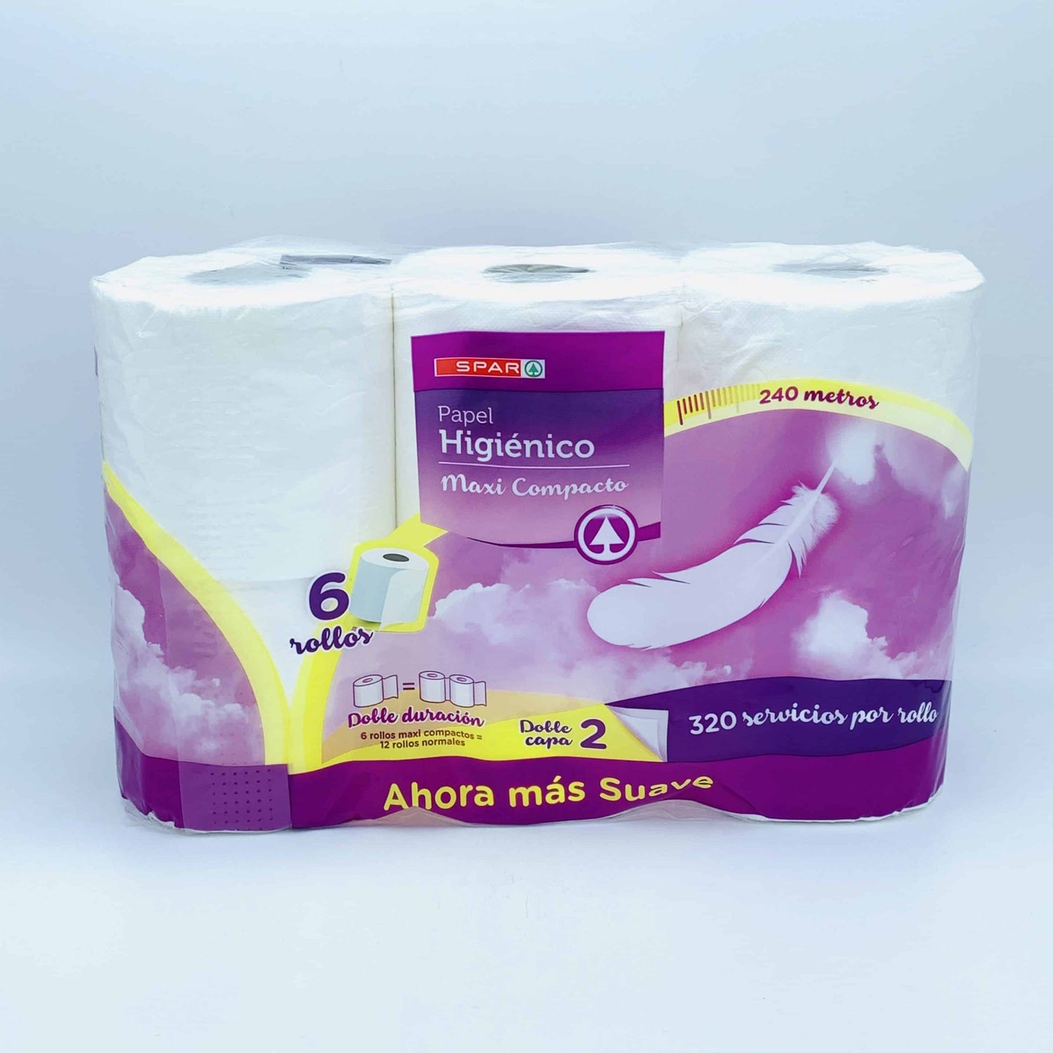 Papel Higiénico Maxi Compacto SPAR 6 Rollos = 12 image 0